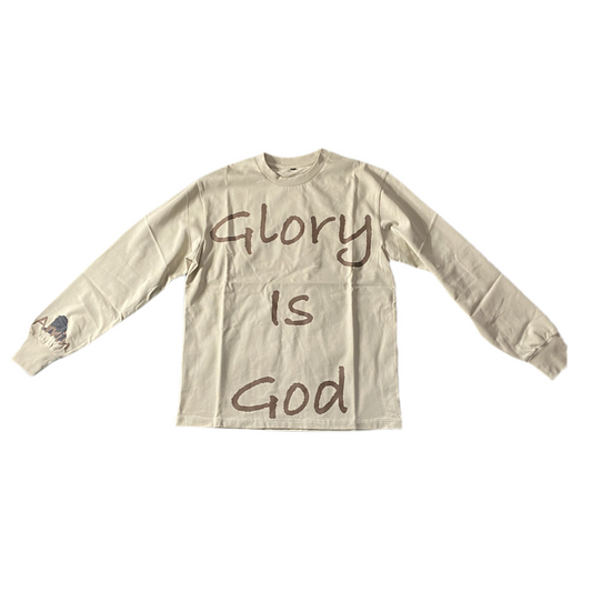 Beige Glory is God long sleeves