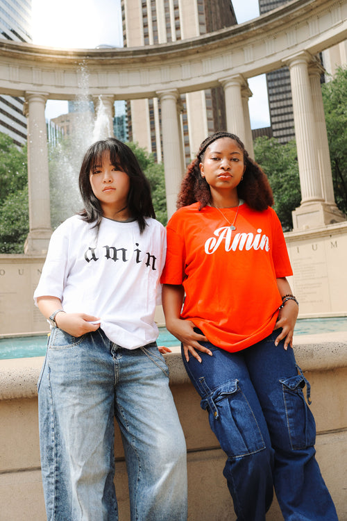 Amin red t shirt