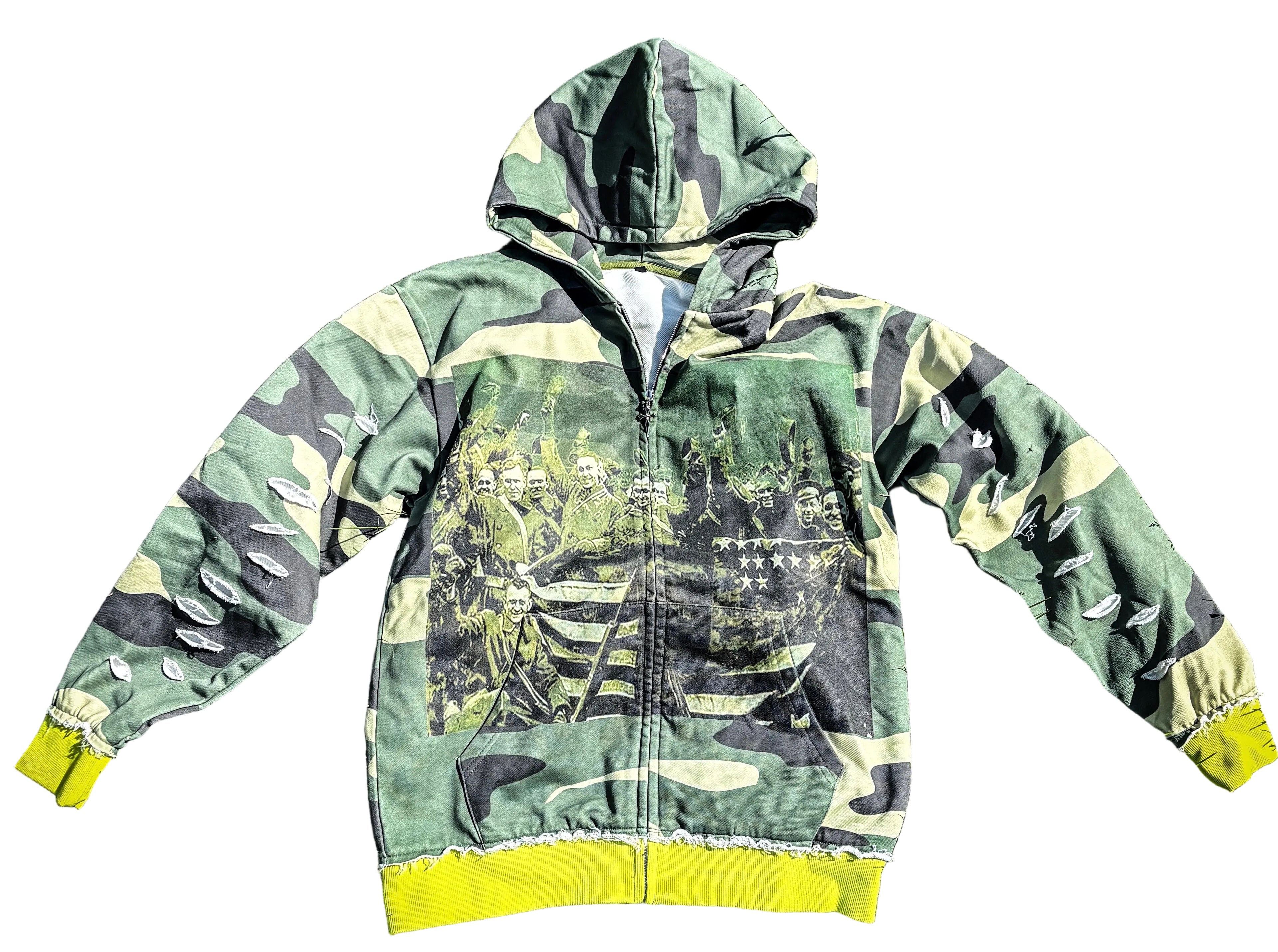 “Victory”zip up hoodie