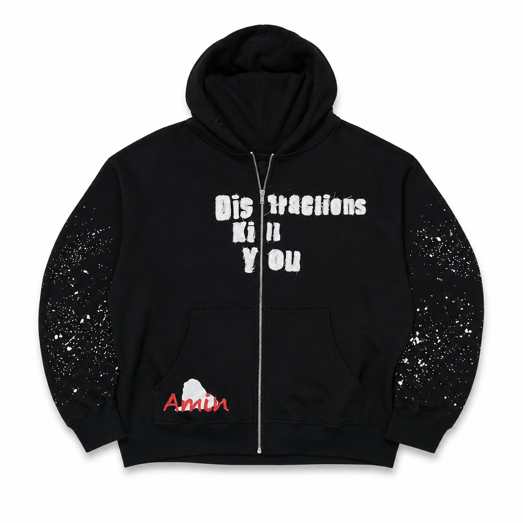 Distractions will kill you Amin hoodie